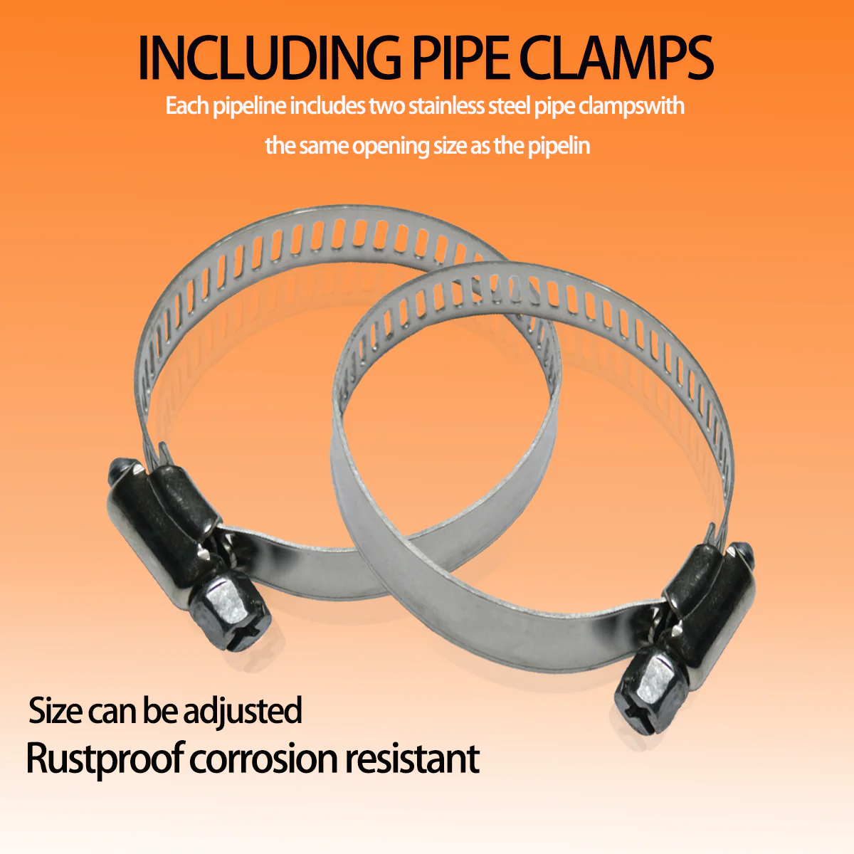 A755 75mm 500cm Flexible Scalable Outlet Duct Pipe - Image 11