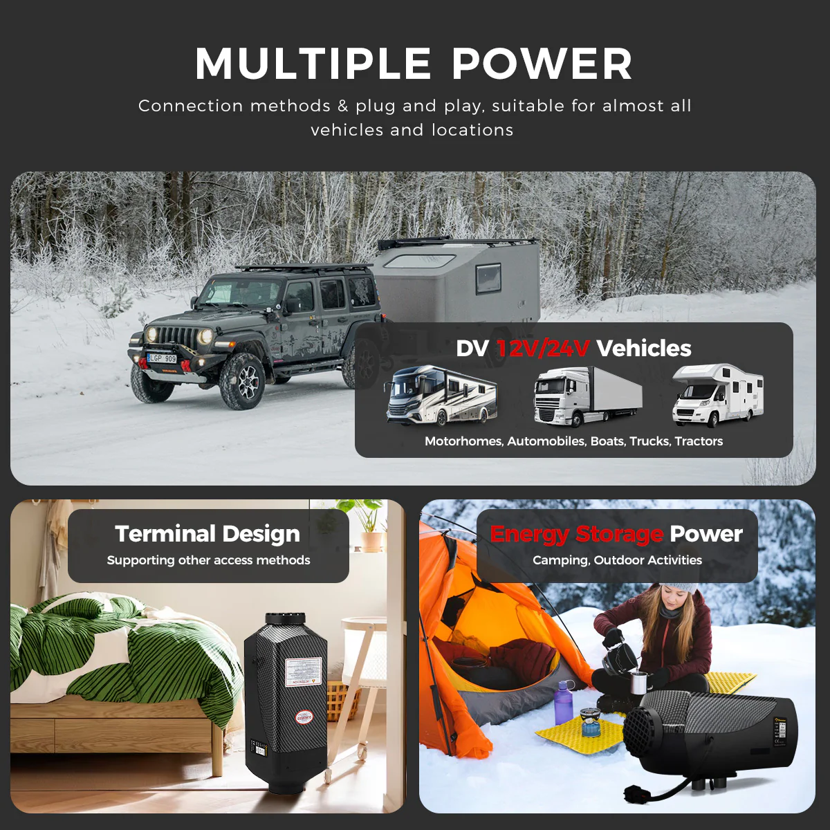 Sunster A2105L Diesel Heater 2KW 12/24V, Traditional Bluetooth Version - Image 11