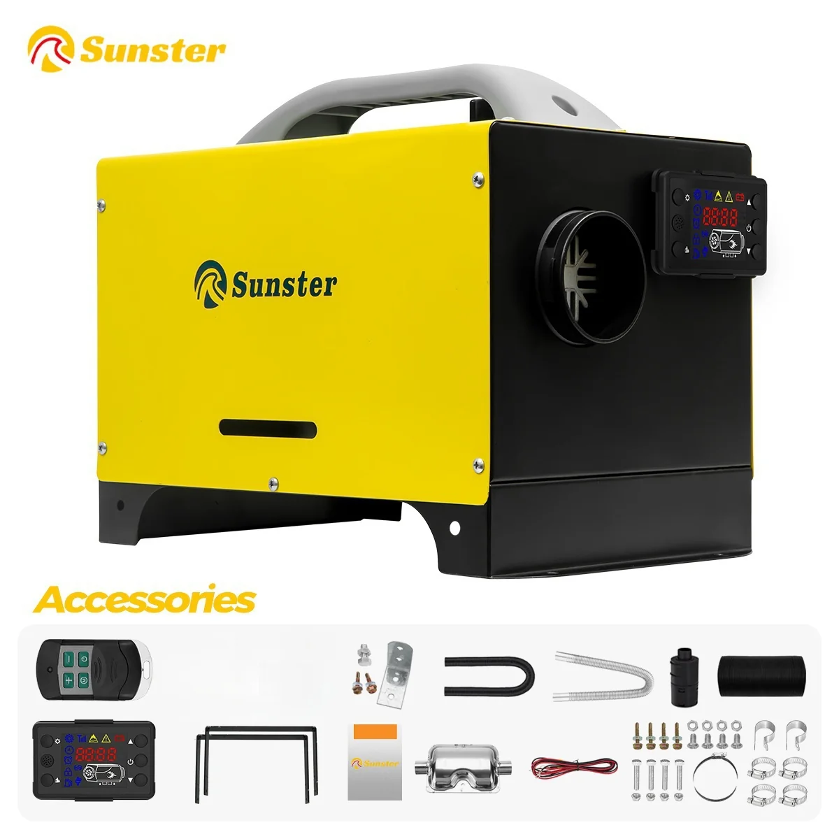 Sunster A2013ST Diesel Heater 8KW 12/24V, All in One Classic Version - Image 2