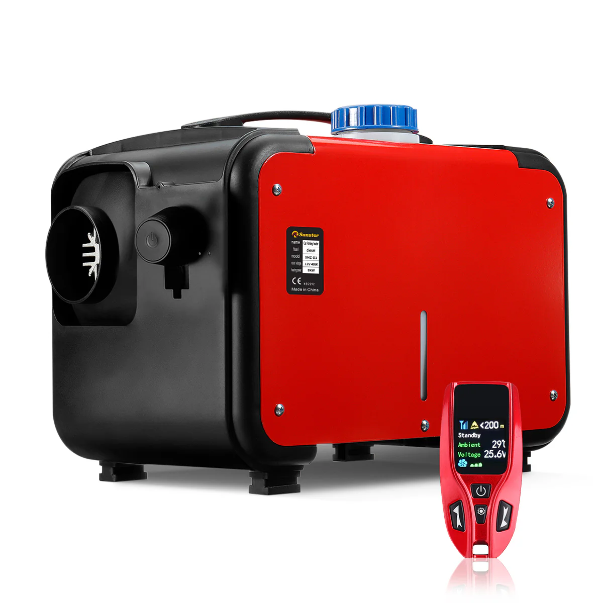 Sunster A2170H Diesel Heater 8KW 12V, All in One Classic Version