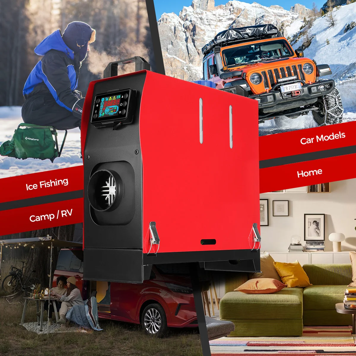 Sunster A2013V Diesel Heater 8KW 12V, All in One Classic Version - Image 12