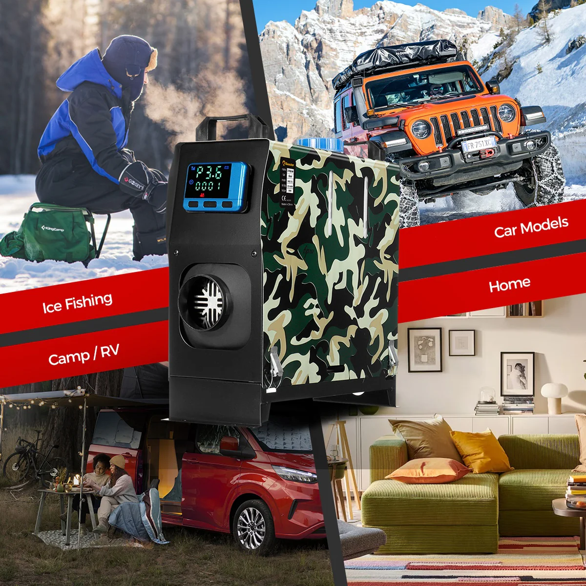 Sunster A2019V  Diesel Heater 8KW 12V, All in One Classic Version - Image 13
