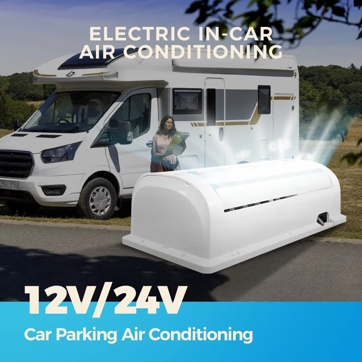 Sunster S-AC4 Parking Air Conditioner 12V/24V Indoor Unit - Image 6