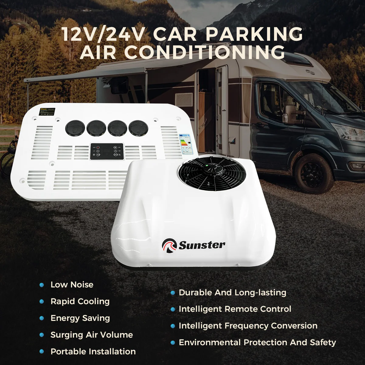 Sunster S-AX1 Parking Air Conditioner 12V/24V - Image 4