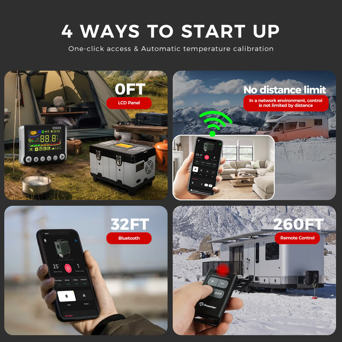 Sunster TB10PRO Diesel Heater 8KW 12/24V 110-240V, ToolBox WIFI Bluetooth Upgrade Version - Image 5